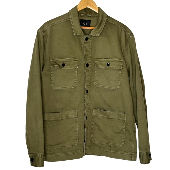 Rails Other - RAILS Mens XL Franklin‎ Green Shadow Button Up Pockets Field Utility Coat Jacket
